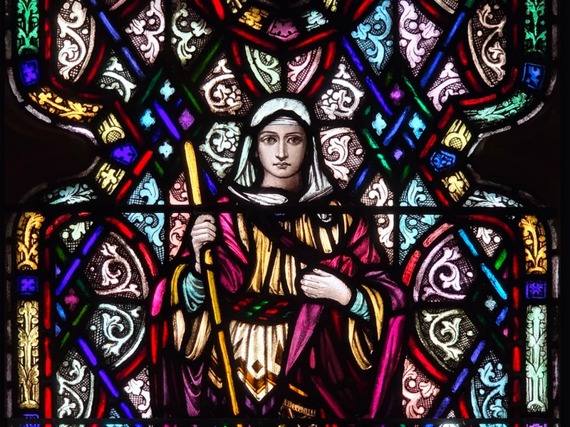 1875-Charles Jay Connick - Finestra di Naomi presso All Saints Ashmont a Brookline